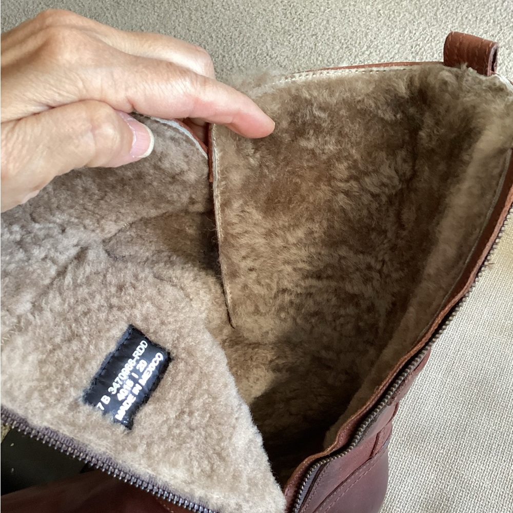 Frye Dark Brown Leather Boots 7 - Picture 10 of 12